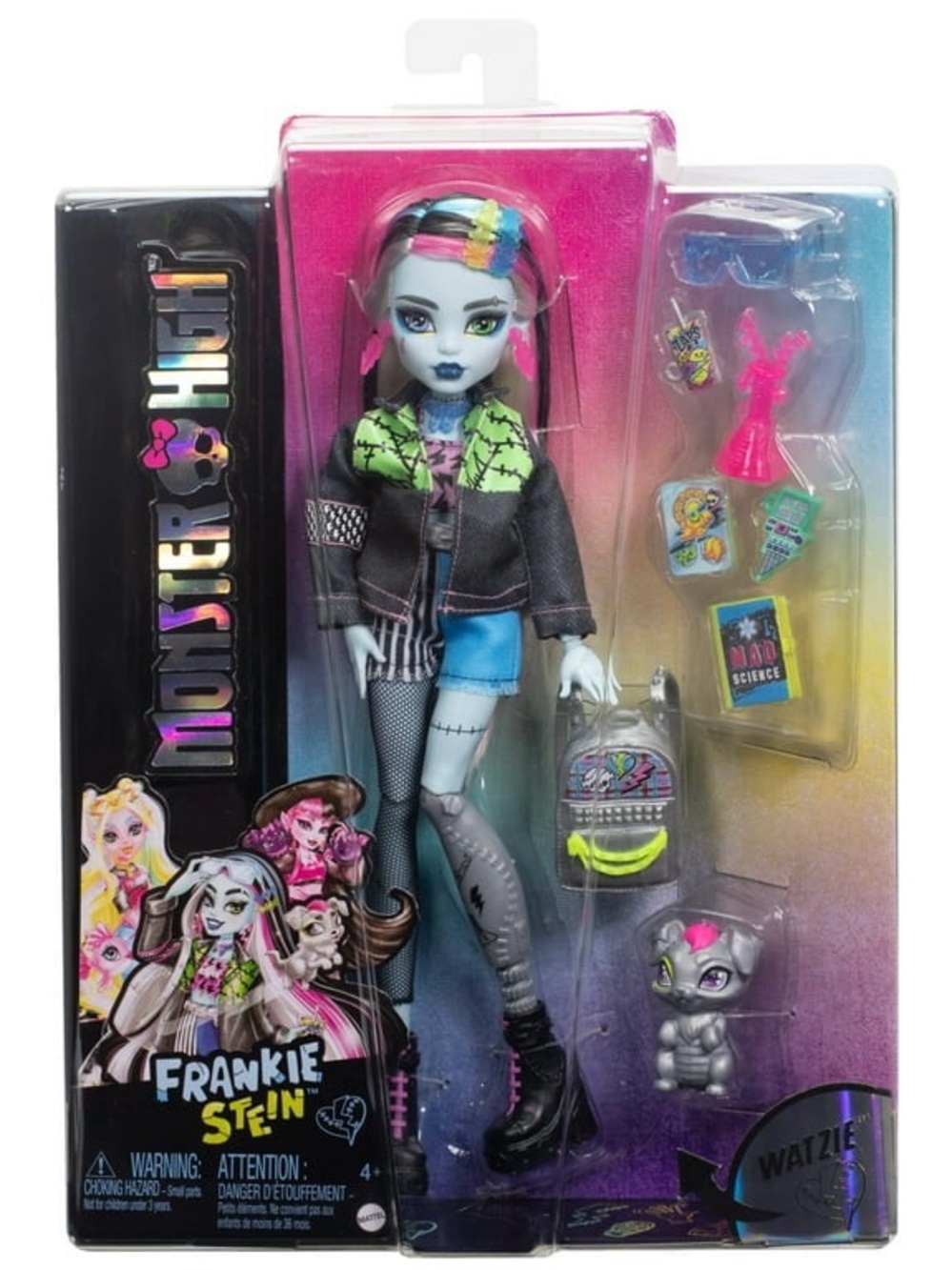 Monster High G3 Core Refresh Frankie Stein Fashion Doll with Pet Watzie NIB